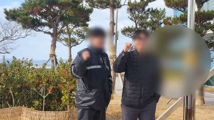 현장 작업팀 완료 기념 사진 - 더클린컴퍼니